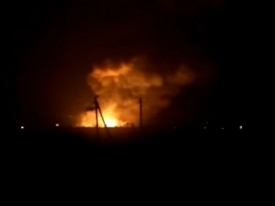 Диверсанты взорвали один из крупнейших в Украине складов с боеприпасами