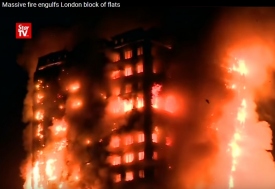 Сильнейший пожар в лондонской многоэтажке: десятки пострадавших, есть жертвы