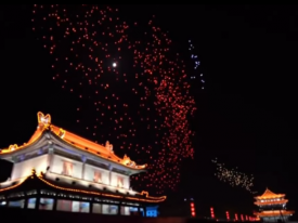 Грандиозное световое шоу дронов в Китае попало в книгу рекордов Гиннесса 